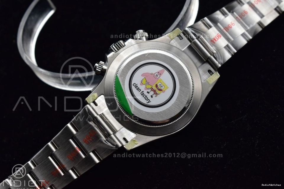 Best Bracelet Daytona QuickDry Case 116520 1:1 SS Dial and 904L 774 V Clean Edition SA4130 White 0401